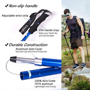 Aluminum Alloy Trekking Poles - Hike Beast Store