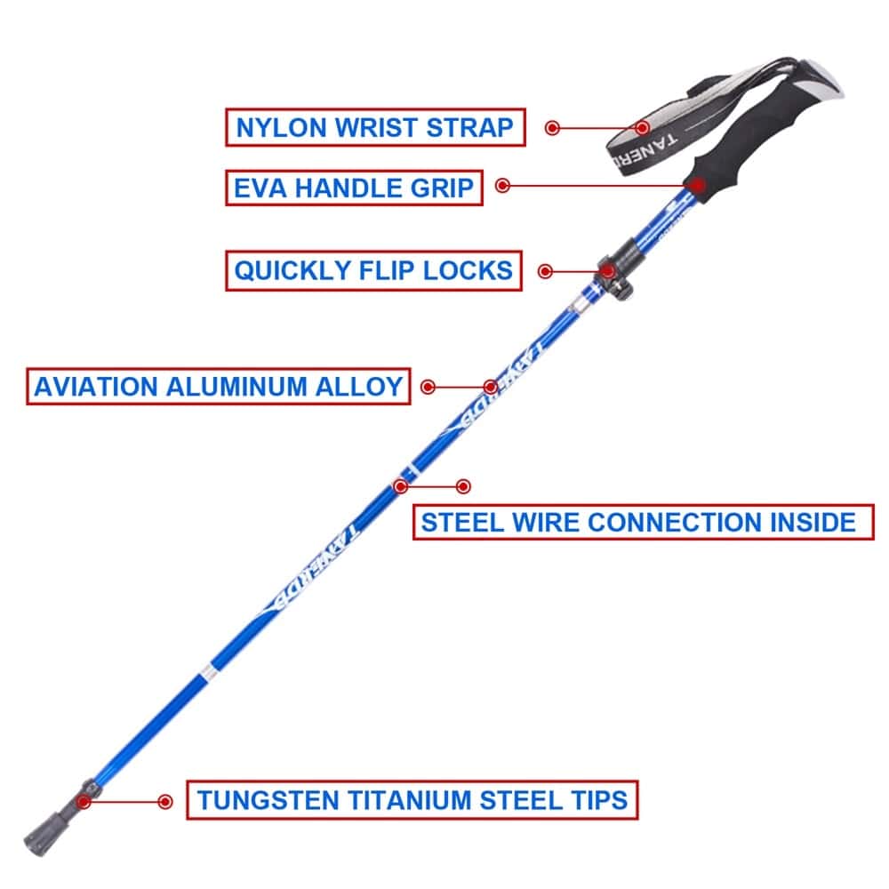 Aluminum Alloy Trekking Poles - Hike Beast Store