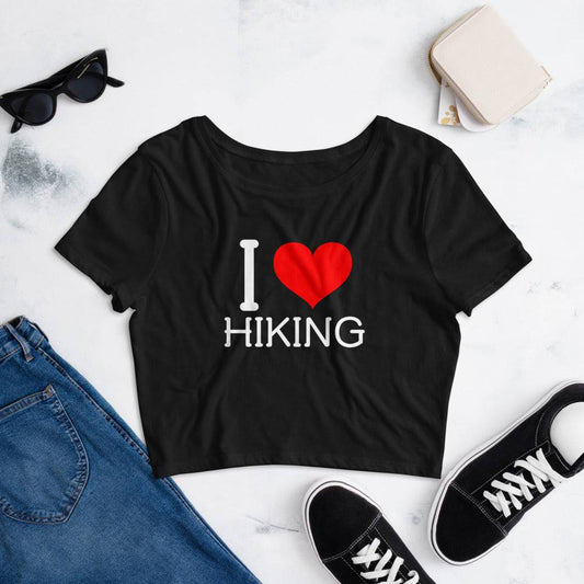 I Love Hiking | Women's Crop Top - Hike Beast Store