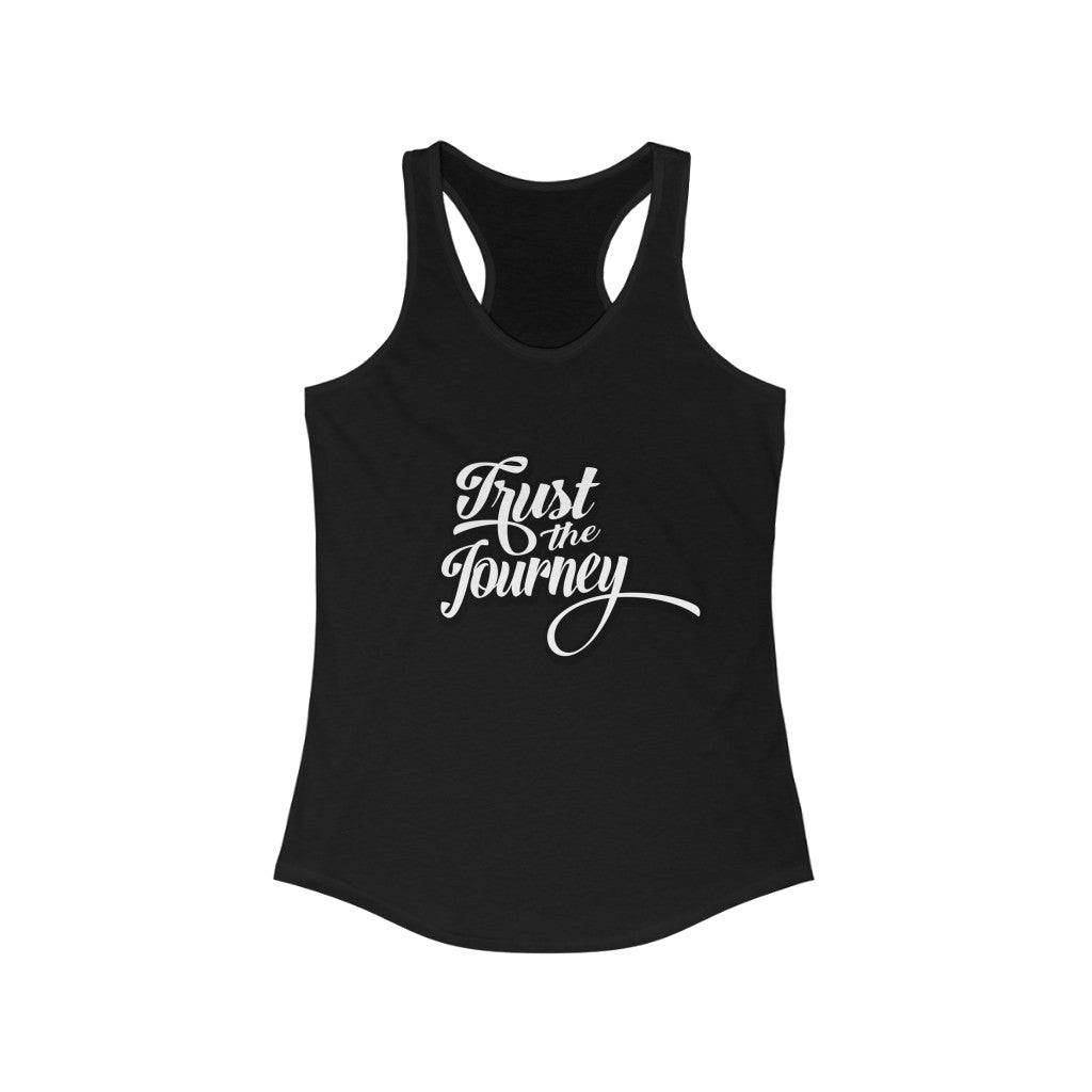 Trust The Journey | Women's Racerback Tank - Hike Beast Store