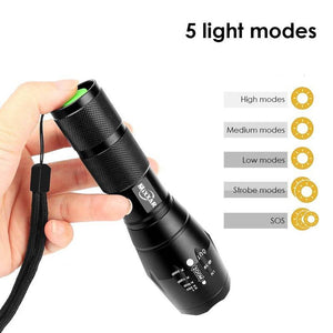 800 Lumens Waterproof LED Flashlight - Hike Beast Store