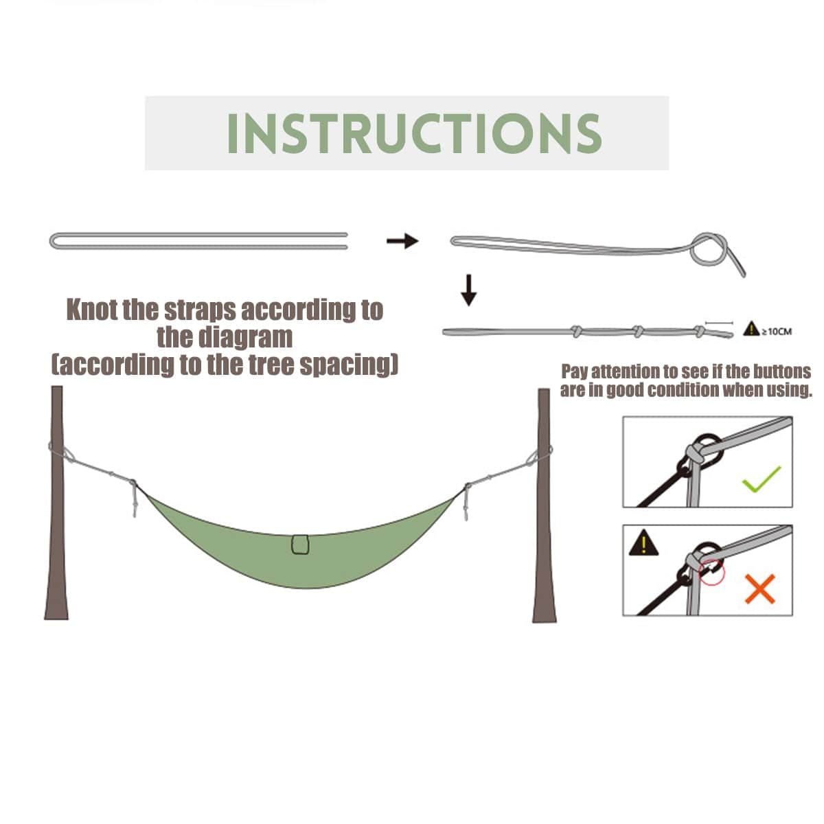 Two-Person Camping Hammock - Hike Beast Store