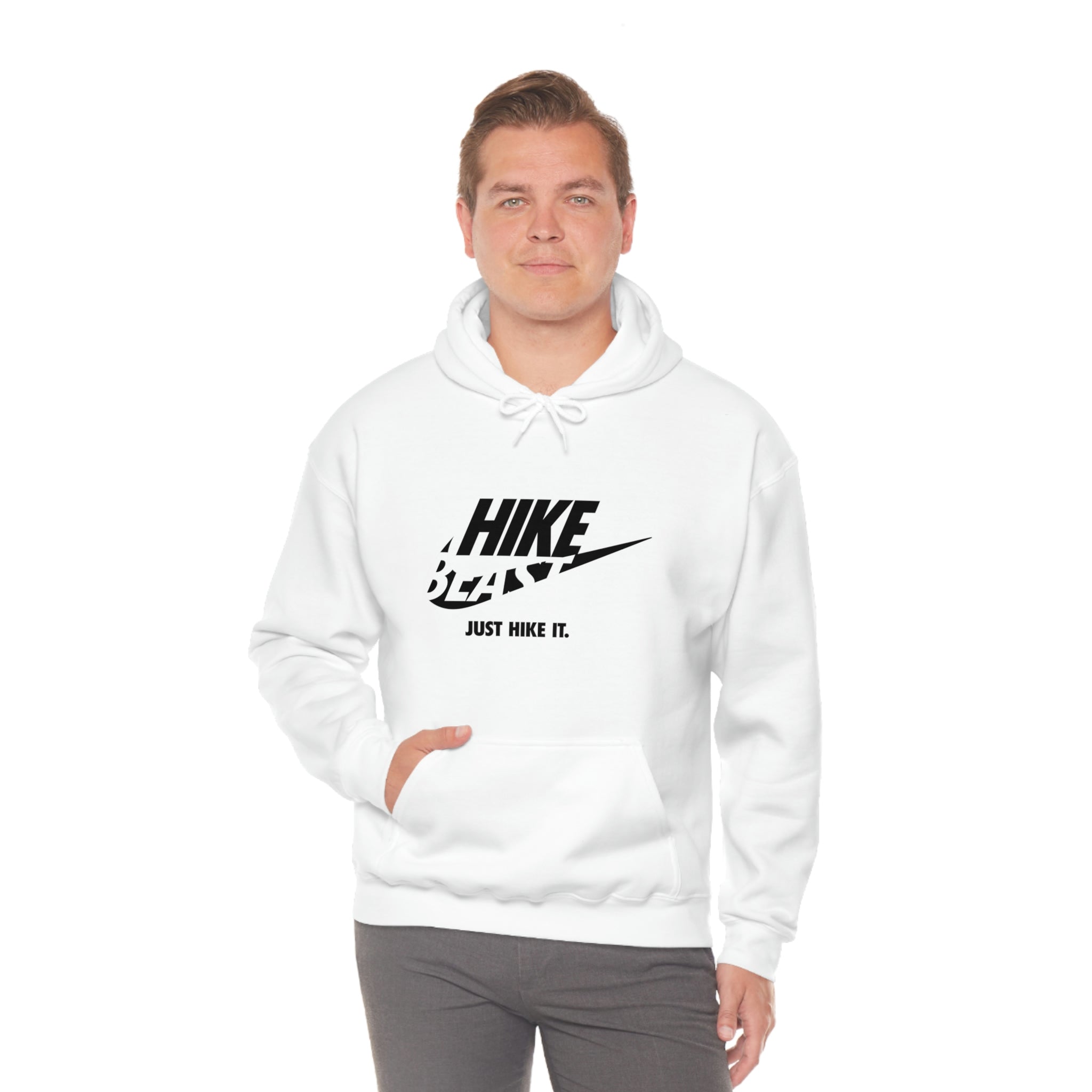 JUST HIKE IT SOFT STYLE HOODIE - Hike Beast Store