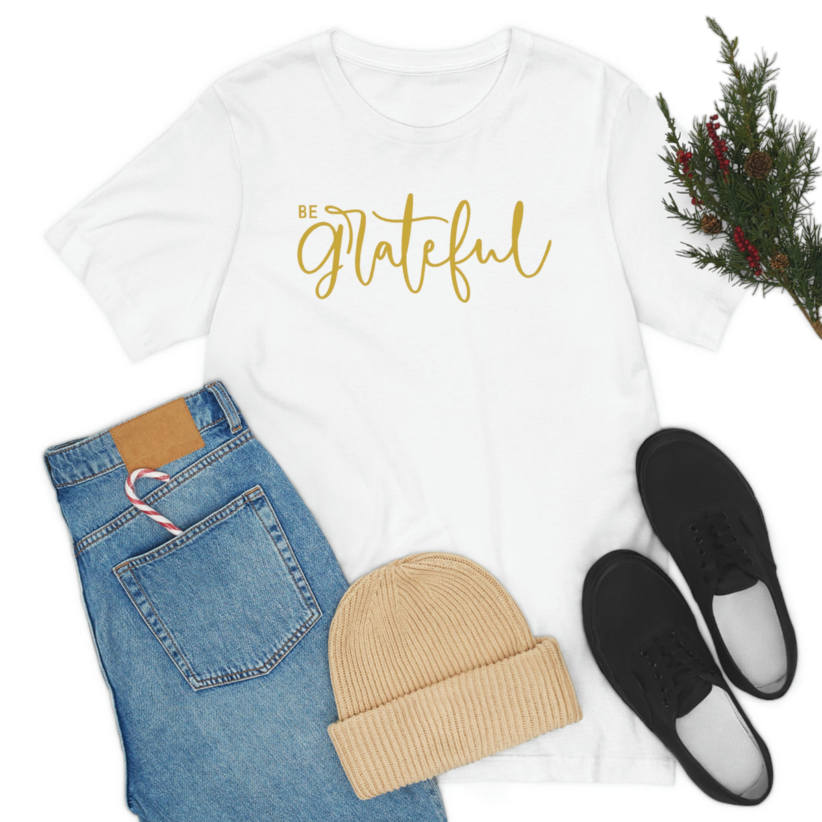 BE GRATEFUL TEE - Hike Beast Store