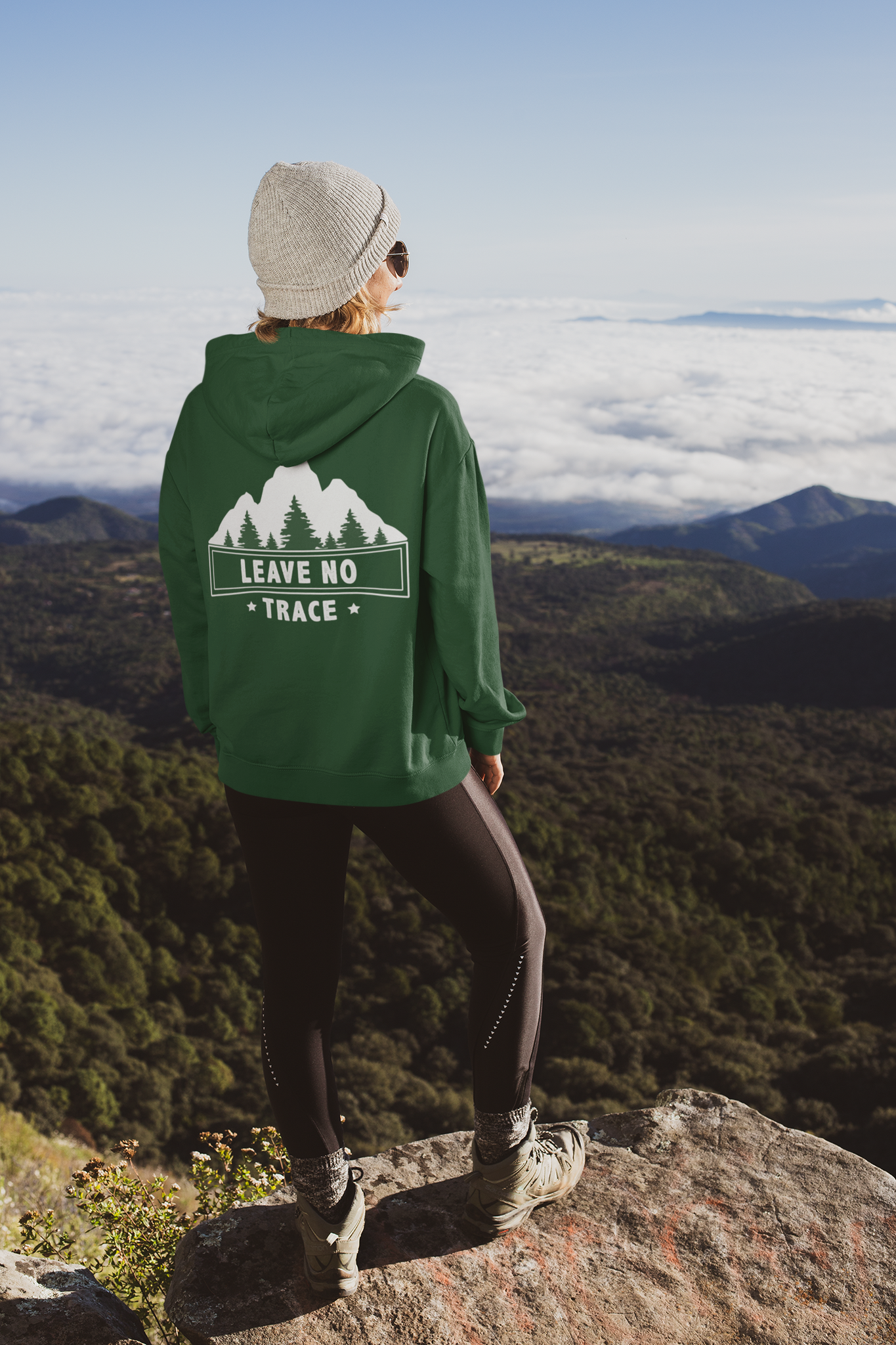 LEAVE NO TRACE SOFT STYLE HOODIE - Hike Beast Store