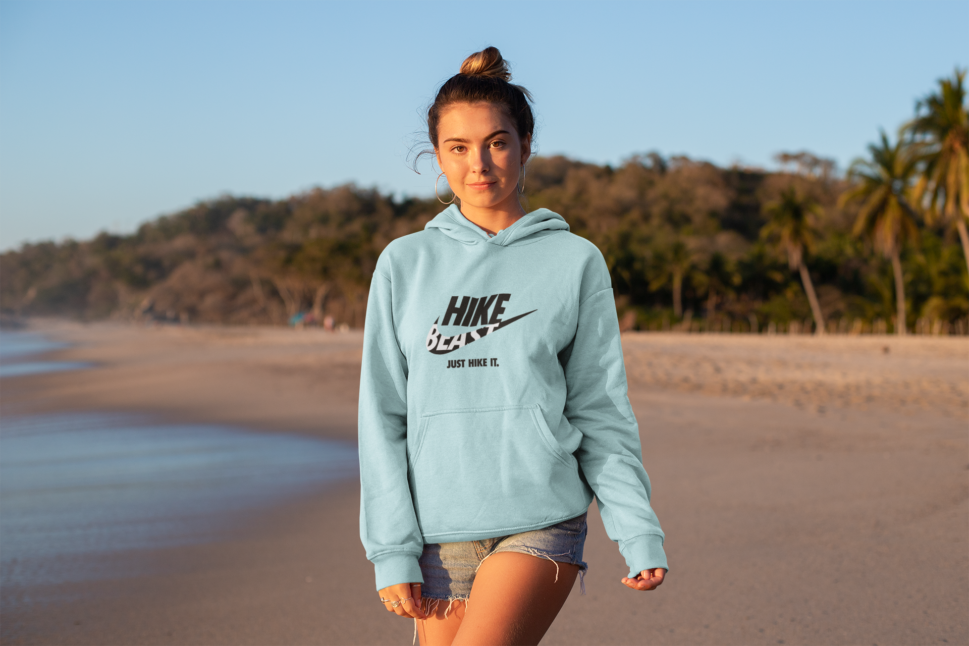 JUST HIKE IT SOFT STYLE HOODIE - Hike Beast Store