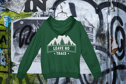 LEAVE NO TRACE SOFT STYLE HOODIE - Hike Beast Store